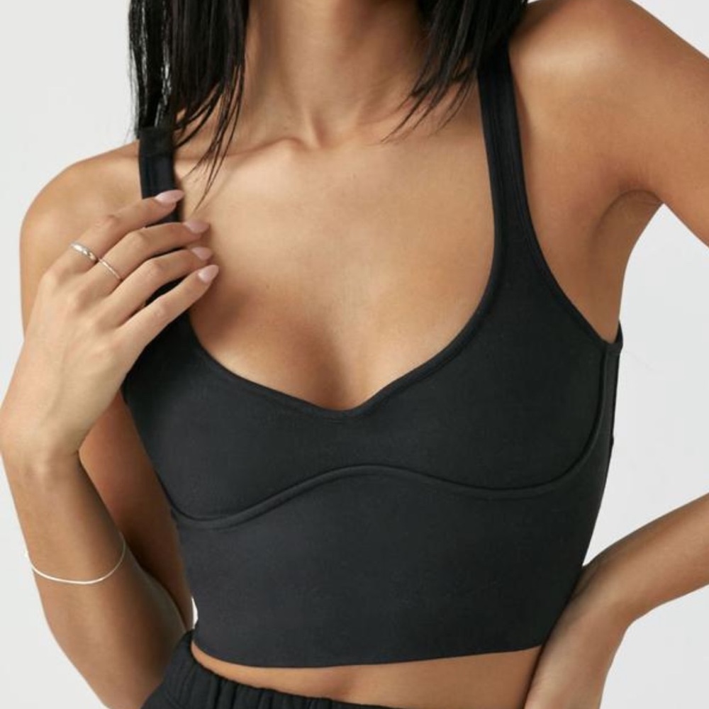 Joah brown contour crop tank